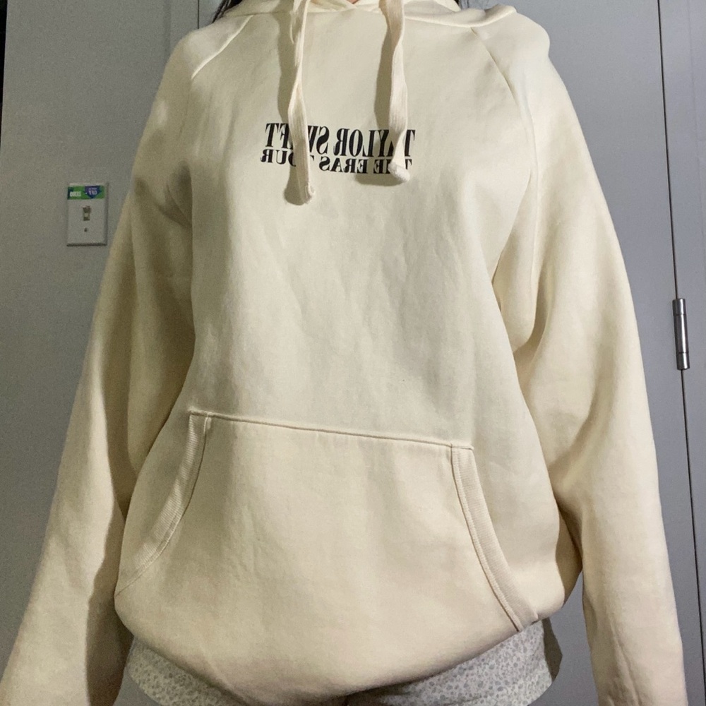 Taylor Swift The Eras Tour Cream Hoodie